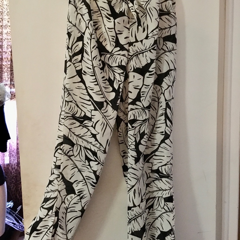 Sheer swimsuit coverup pants Sz M